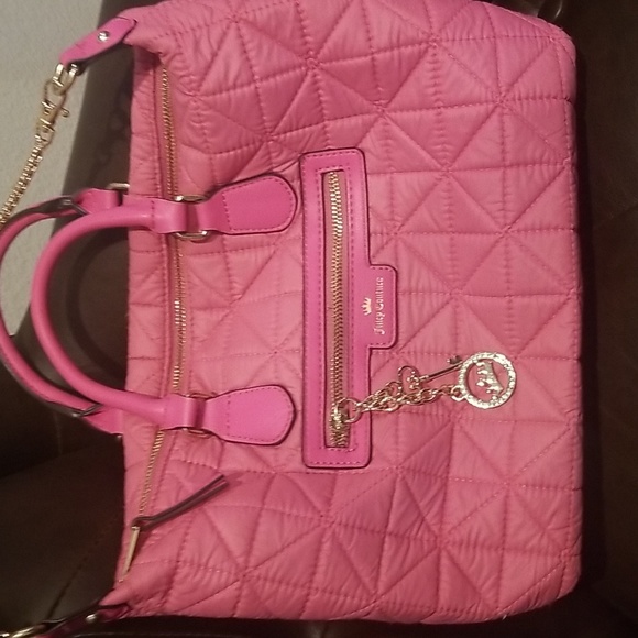 Juicy Couture Quilted Puff Handbag with Crown Charm. - Picture 2 of 7